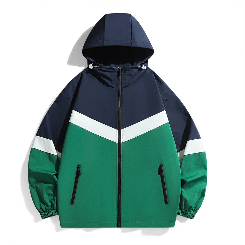 Men's lightweight transitional jacket with adjustable hood system and breathable inserts Lisslune