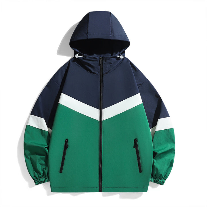 Men's lightweight transitional jacket with adjustable hood system and breathable inserts Lisslune