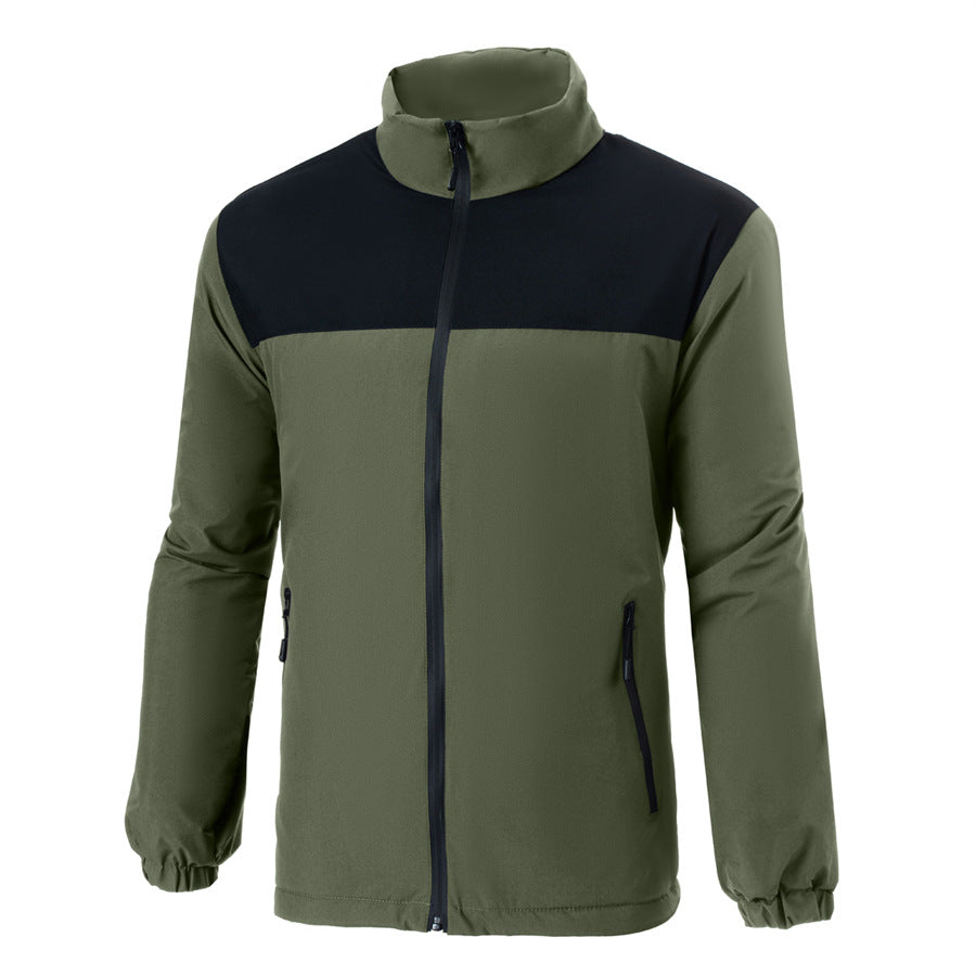 Men's transitional jacket with high collar and heat-insulating properties Lisslune