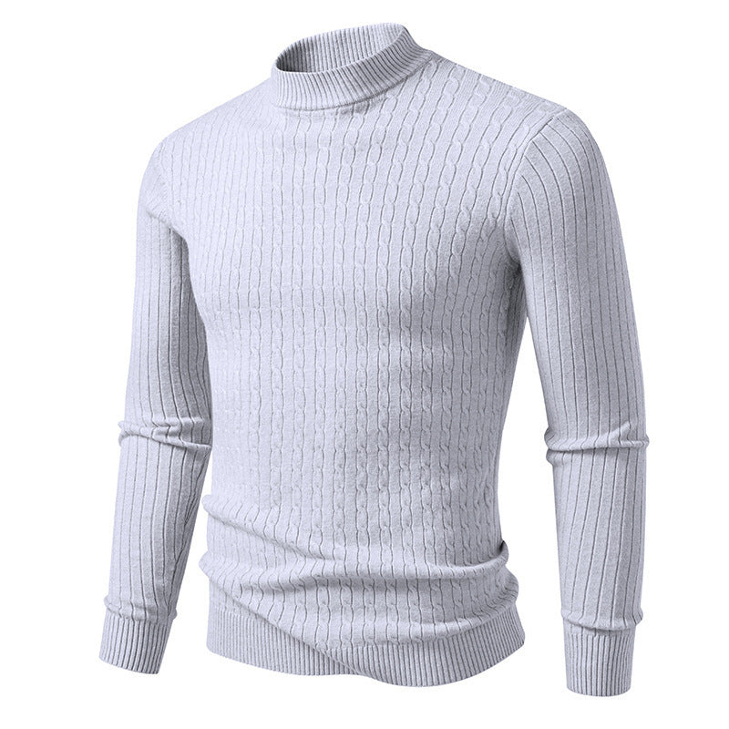Men's turtleneck sweater made of high-quality knit Lisslune