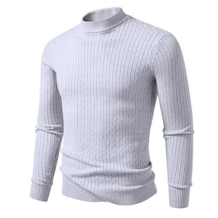 Men's turtleneck sweater made of high-quality knit Lisslune