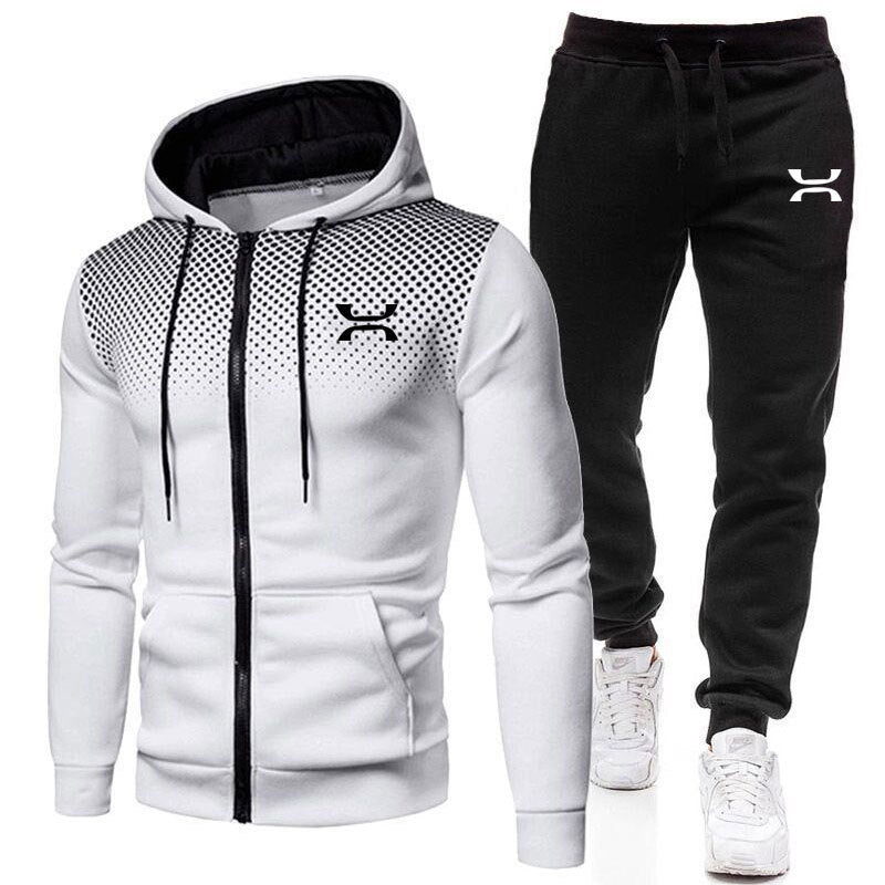 Men's sports suit with breathable hoodie and comfortable joggers Lisslune