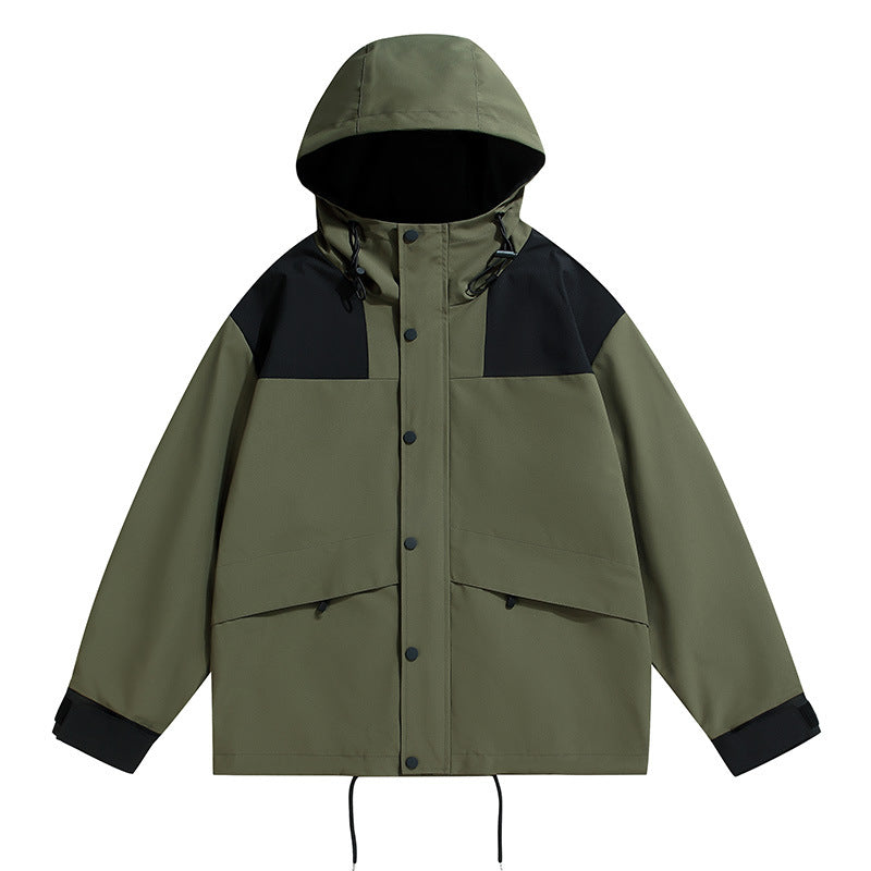Men's technical outdoor jacket with weatherproof hood and moisture-regulating material Lisslune