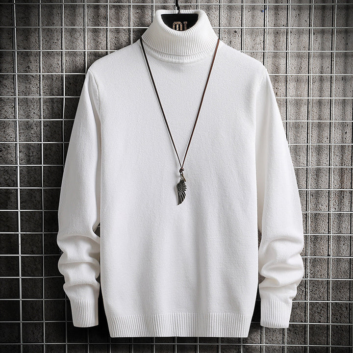 Men's comfortable turtleneck sweater Lisslune