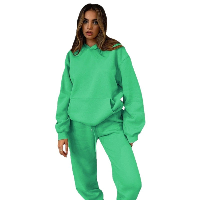 Women's comfortable hooded suit made of high-quality sweatshirt material Lisslune