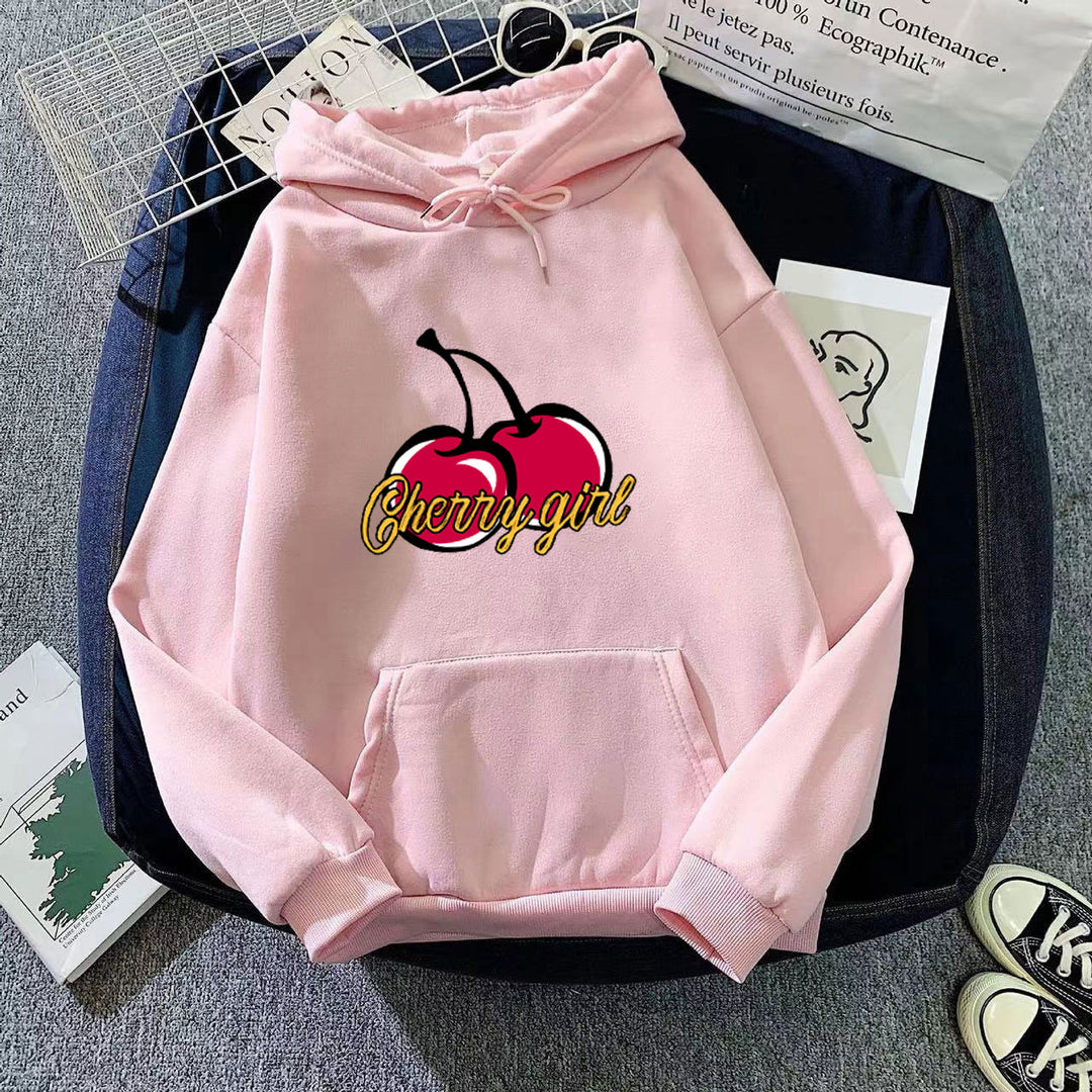 Women's hoodie with cheerful cherry motif Lisslune