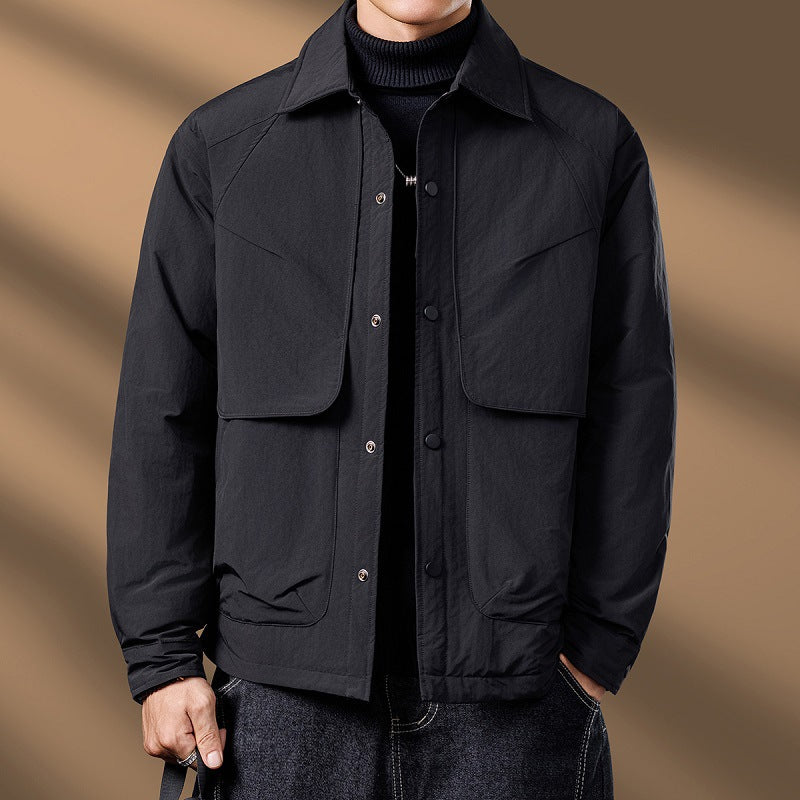 Men's Functional Leisure Jacket with Practical Pocket Design Lisslune