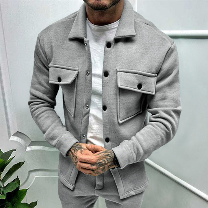 Men's utility jacket with practical pockets and modern cut Lisslune