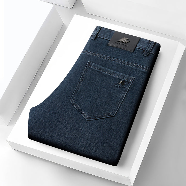 Men's Modern Regular-Fit Jeans Lisslune