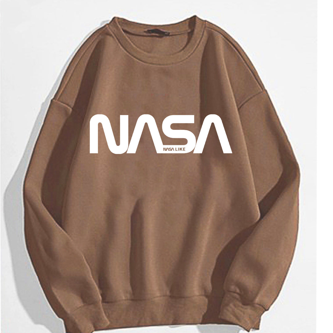 Women's casual sweatshirt with grand NASA logo Lisslune