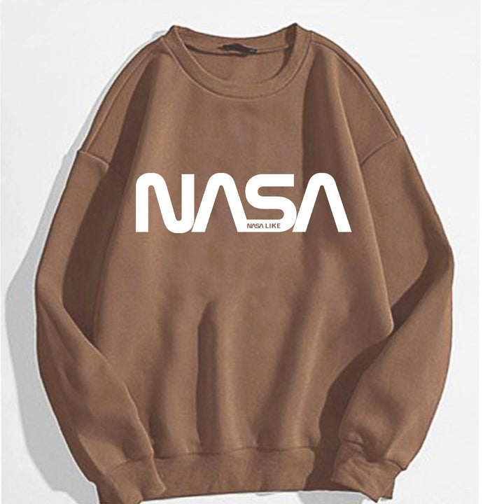 Women's casual sweatshirt with grand NASA logo Lisslune