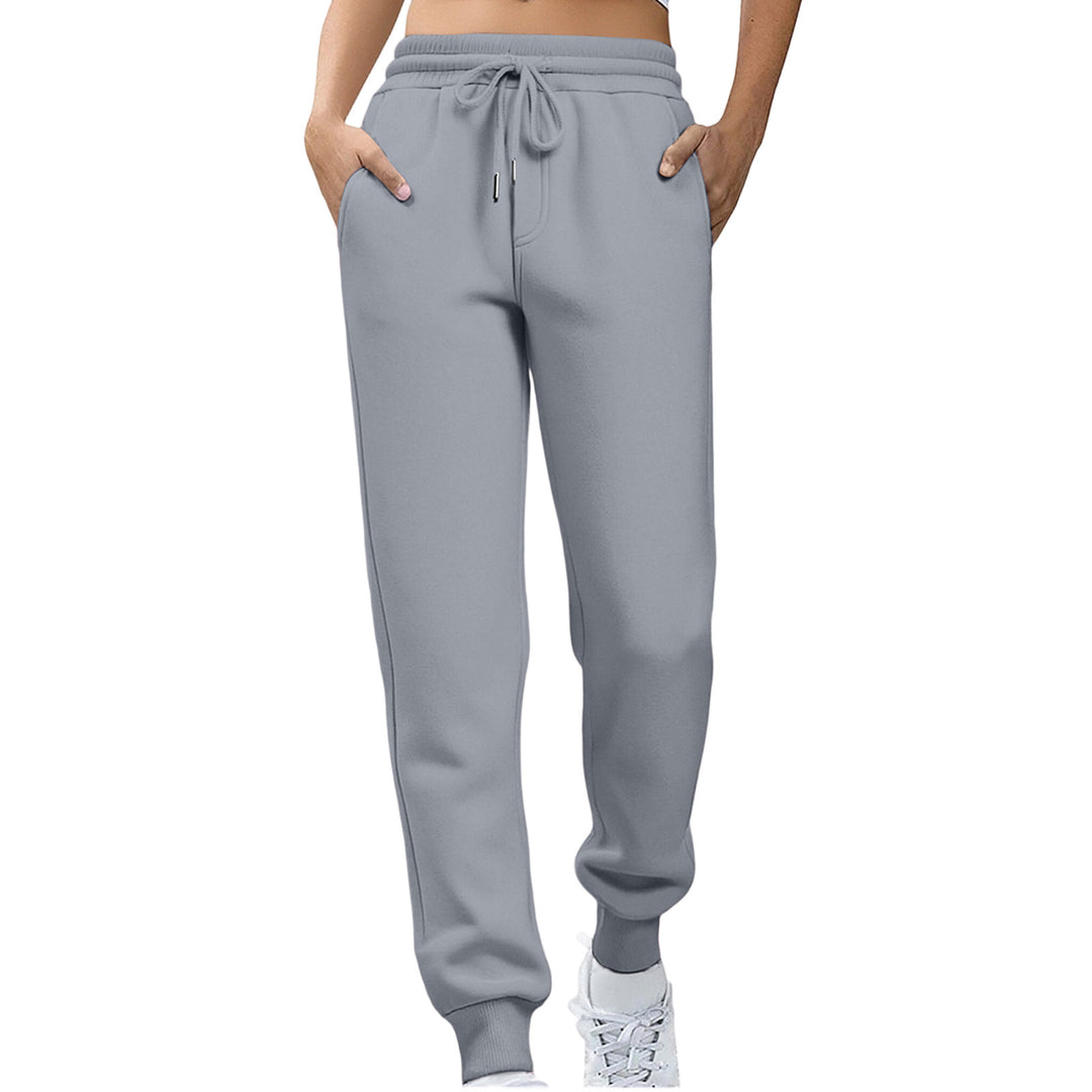 Women Relaxed Fit Sweatpants with Elastic Waistband and Side Pockets Lisslune