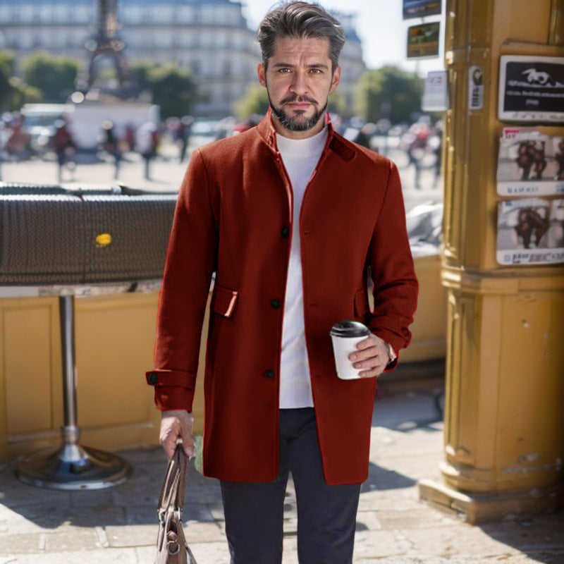 Men's stylish leisure coat with practical pockets and elegant cut Lisslune