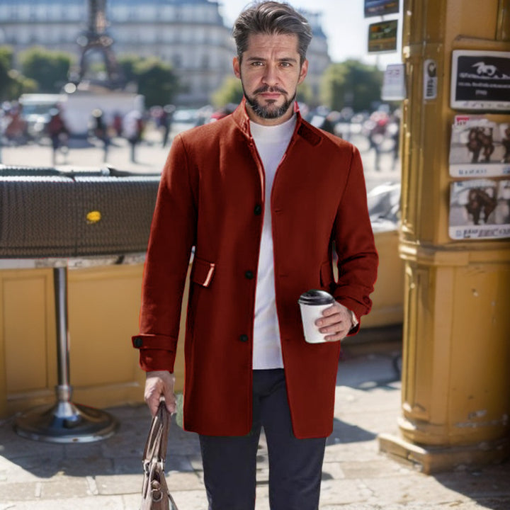 Men's stylish leisure coat with practical pockets and elegant cut Lisslune