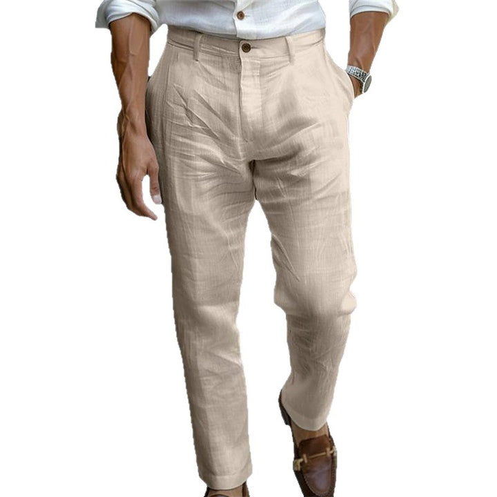 Men's elegant chino pants with a slim fit Lisslune