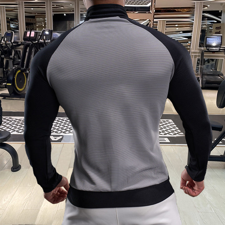 Men's stunning sports jacket with high collar and breathable material Lisslune