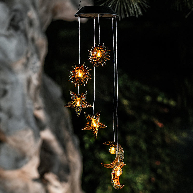 Lisslune | Sun Moon Star Solar Pendant Lights
