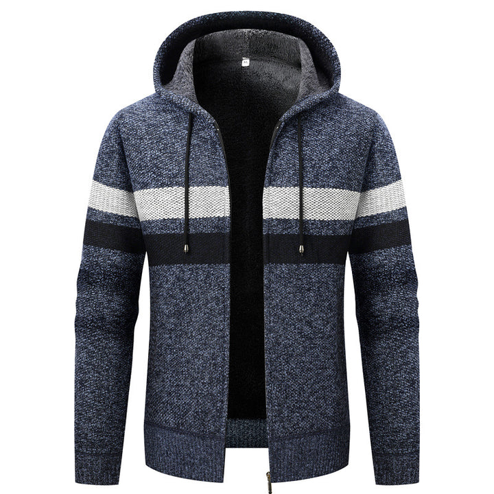 Men's Cozy Cardigan with Hood Lisslune