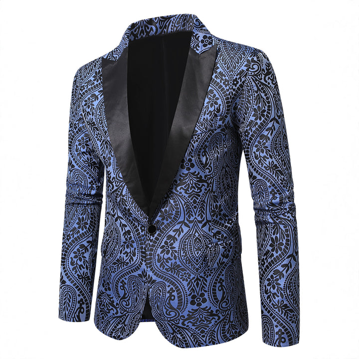 Men's stylish blazer with paisley pattern Lisslune