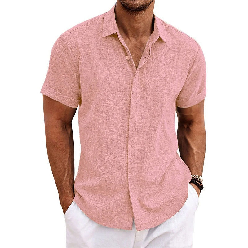 Men's Short Sleeve Shirt Lisslune