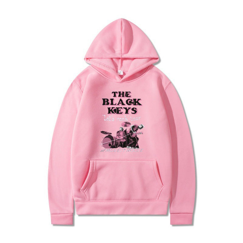 Women's hoodie with creative rock band design and comfortable fit Lisslune