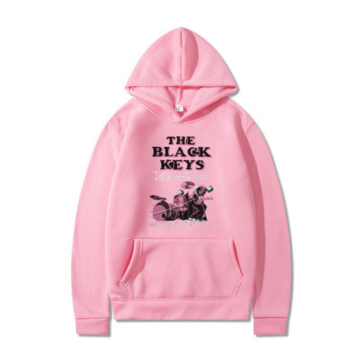 Women's hoodie with creative rock band design and comfortable fit Lisslune