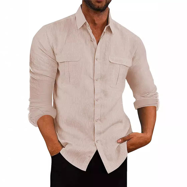 Men's shirt with two breast pockets and modern cut Lisslune