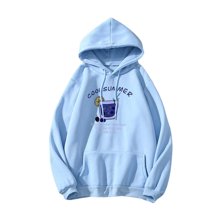 Women's hoodie with cheerful summer motif Lisslune