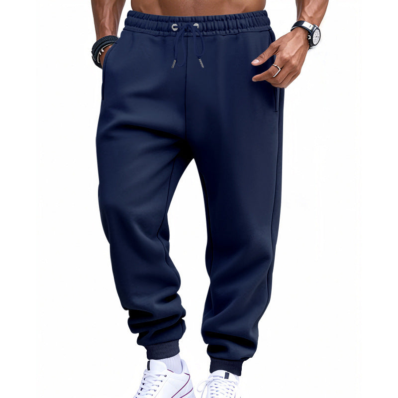 Men's Athletic Jogging Pants with Elastic Waistband and Side Pockets Lisslune
