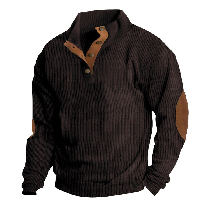 Men's structured sweater with contrast details Lisslune