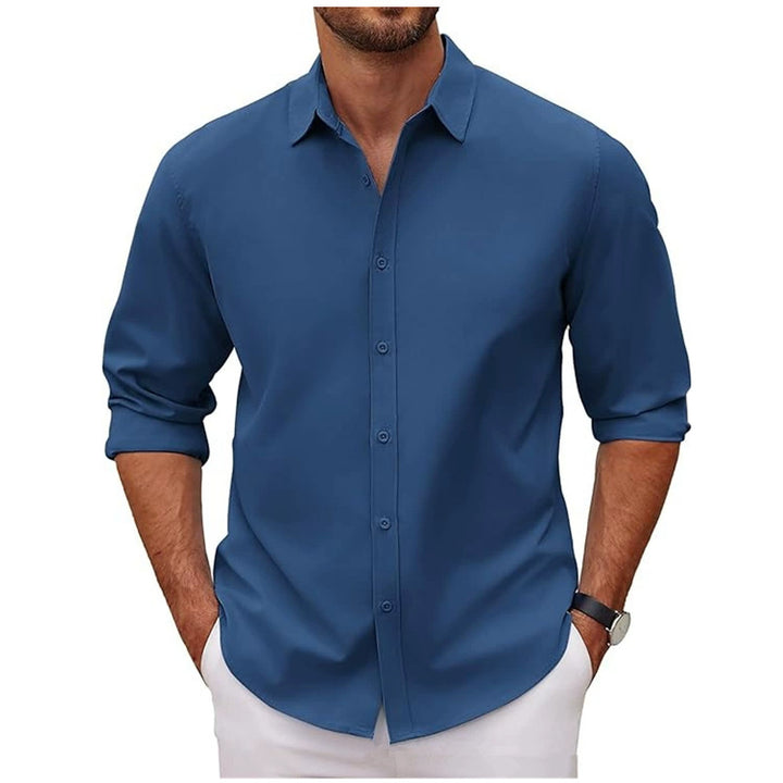 Men's cotton shirt with elegant cut and modern details Lisslune