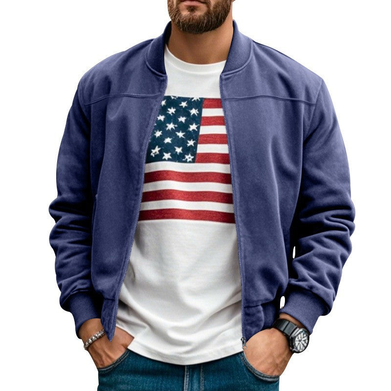 Men's bomber jacket with modern cut and practical pockets Lisslune