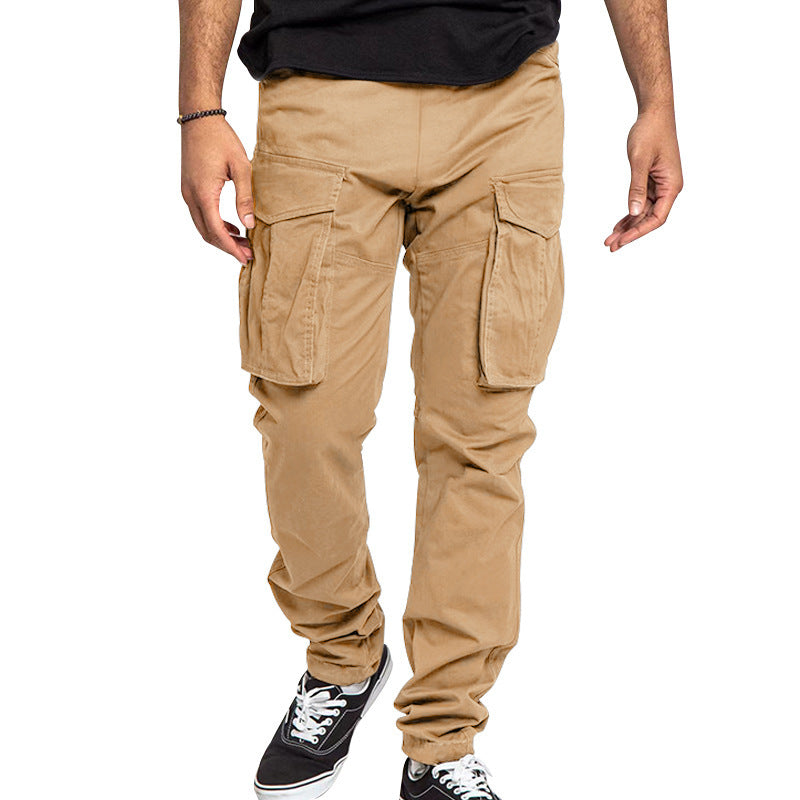 Men's cargo pants with multifunctional pockets and technical design Lisslune