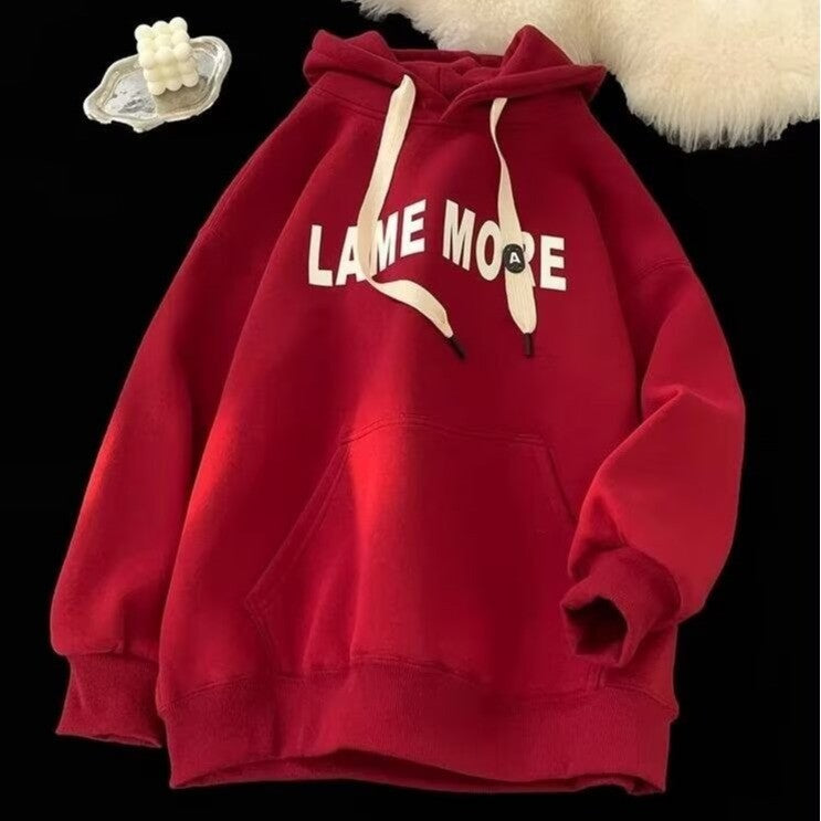 Women's hoodie with modern lettering and exclusive design Lisslune