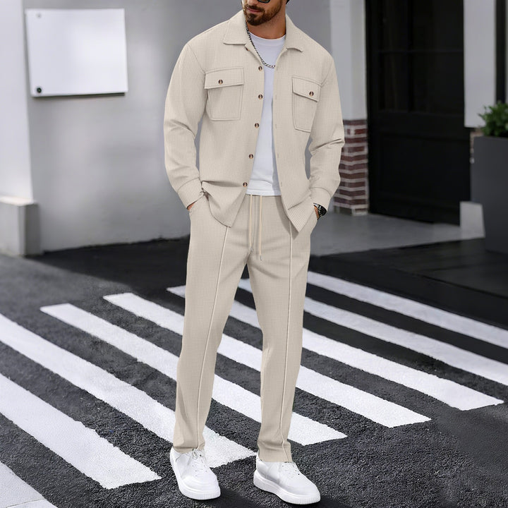 Men's elegant casual jacket with practical pockets Lisslune