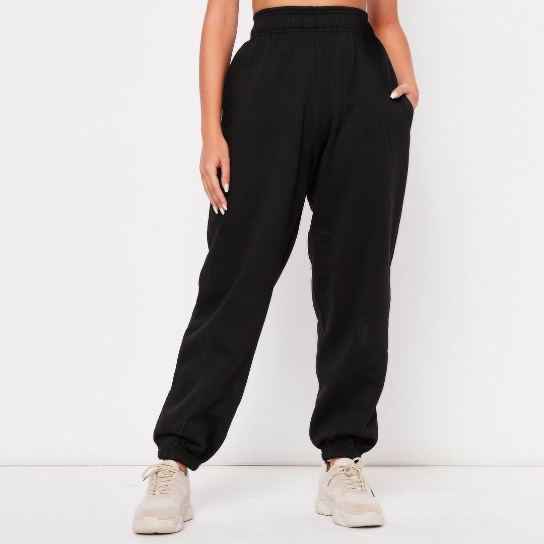 Women's comfortable sweatpants with elastic waistband and cuffs Lisslune
