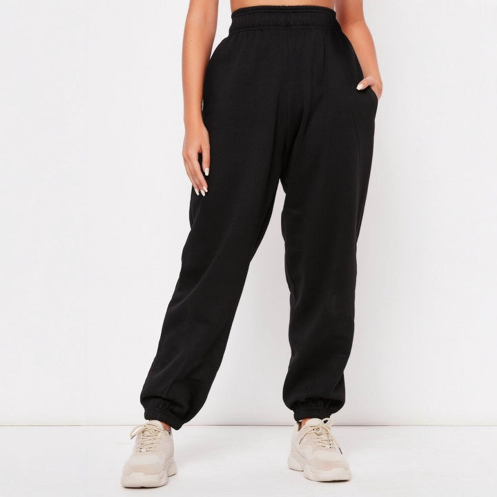 Women's comfortable sweatpants with elastic waistband and cuffs Lisslune