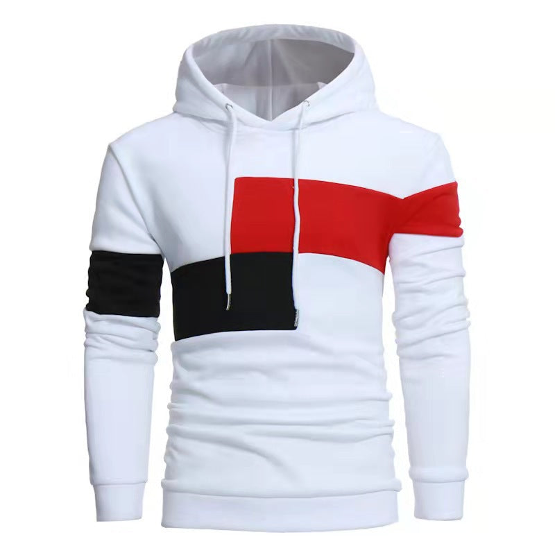Men's Stylish Hoodie with Color Block Design Lisslune