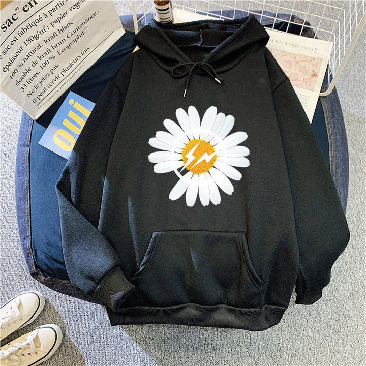 Women's hoodie with floral design Lisslune