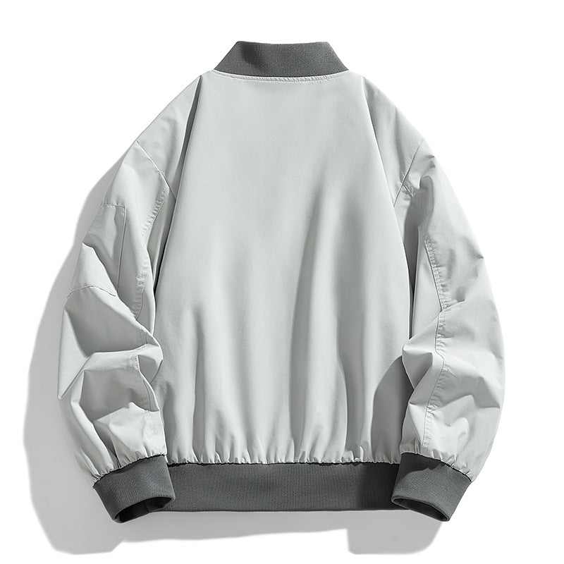Men's casual transitional jacket with practical pockets Lisslune