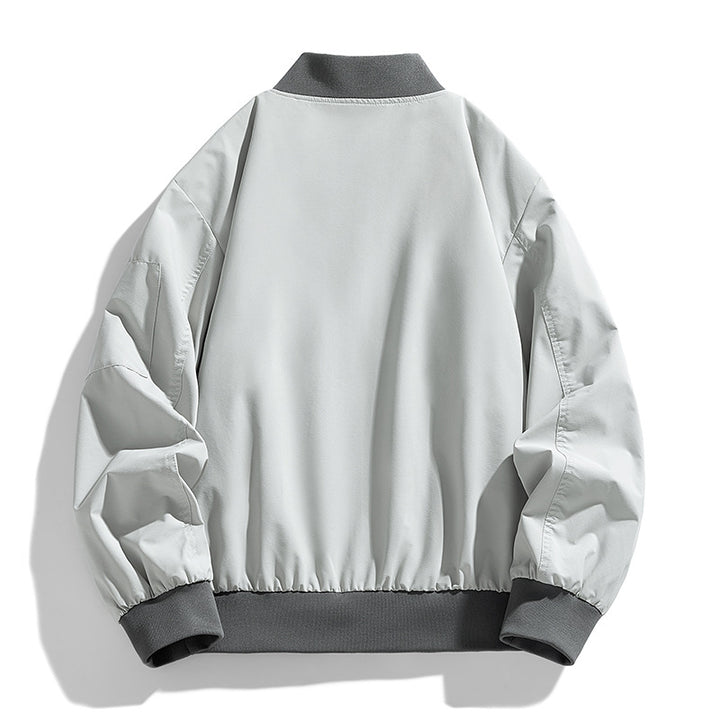 Men's casual transitional jacket with practical pockets Lisslune