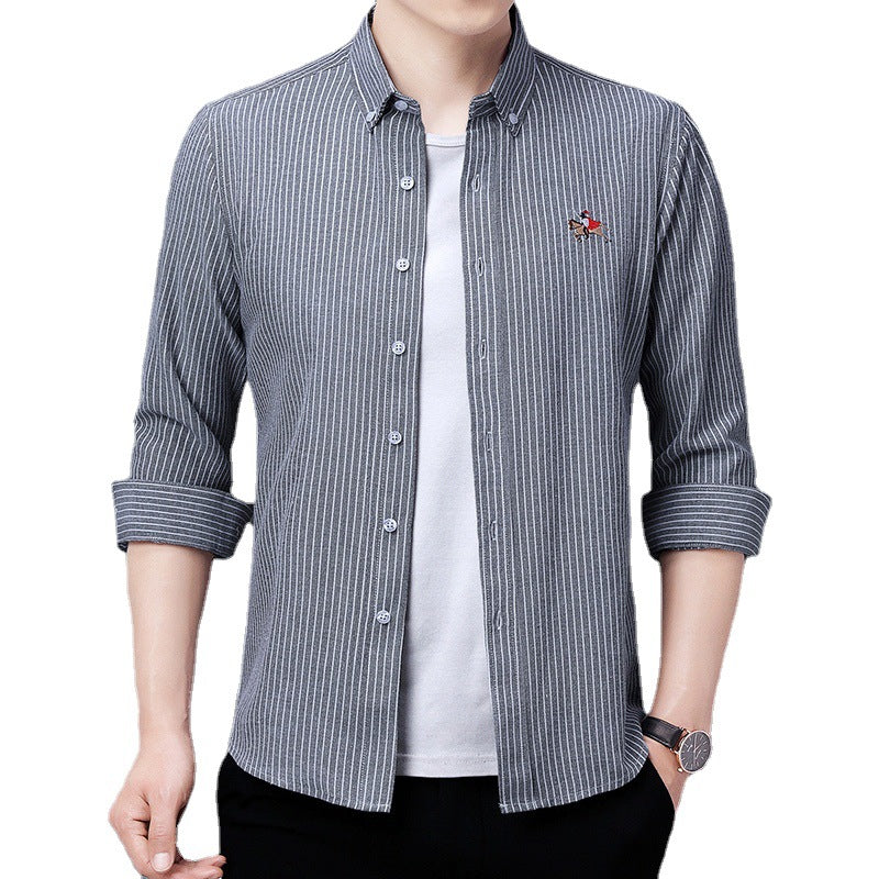 Men's classic long sleeve shirt Lisslune