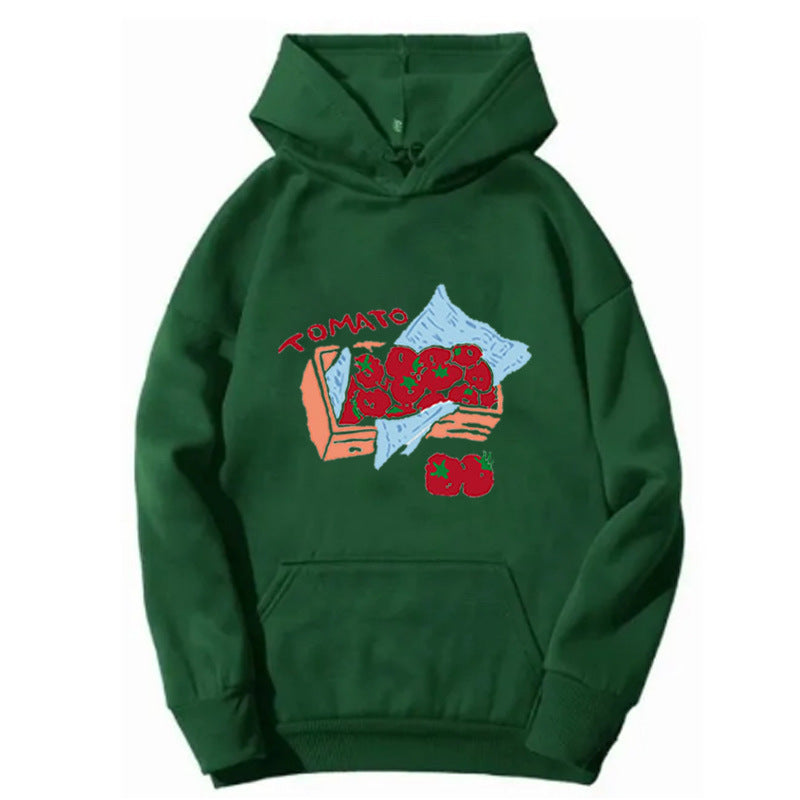 Women's hoodie with creative vegetable motif Lisslune