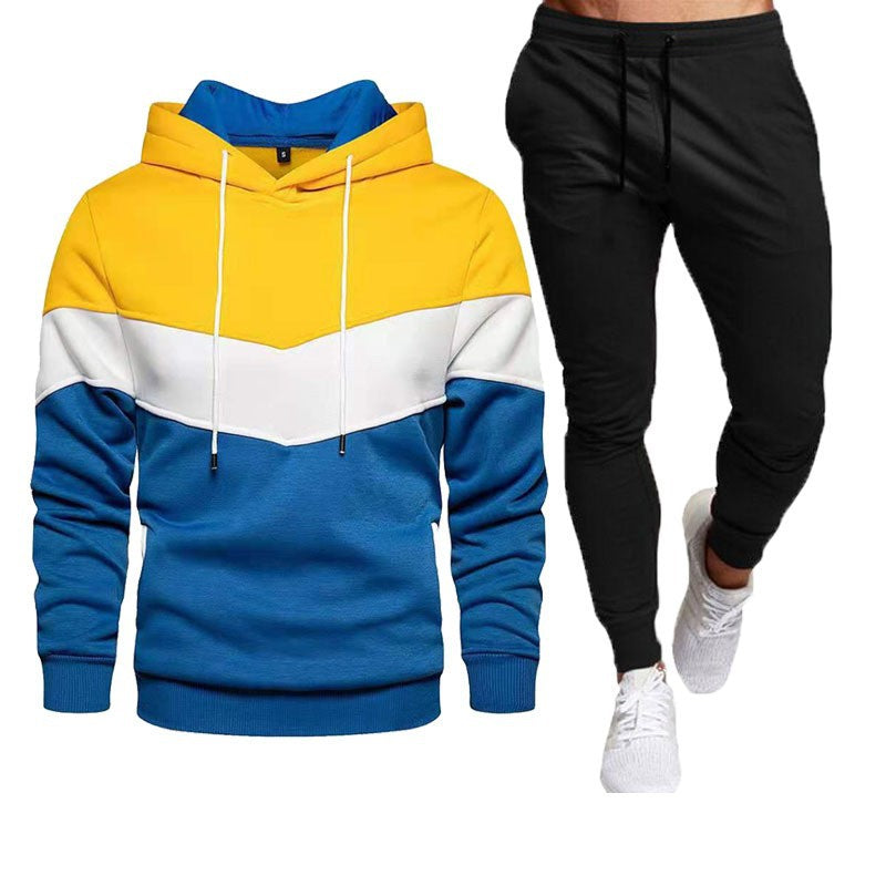 Men's Athletic Sweatshirt and Jogging Pants Set Lisslune