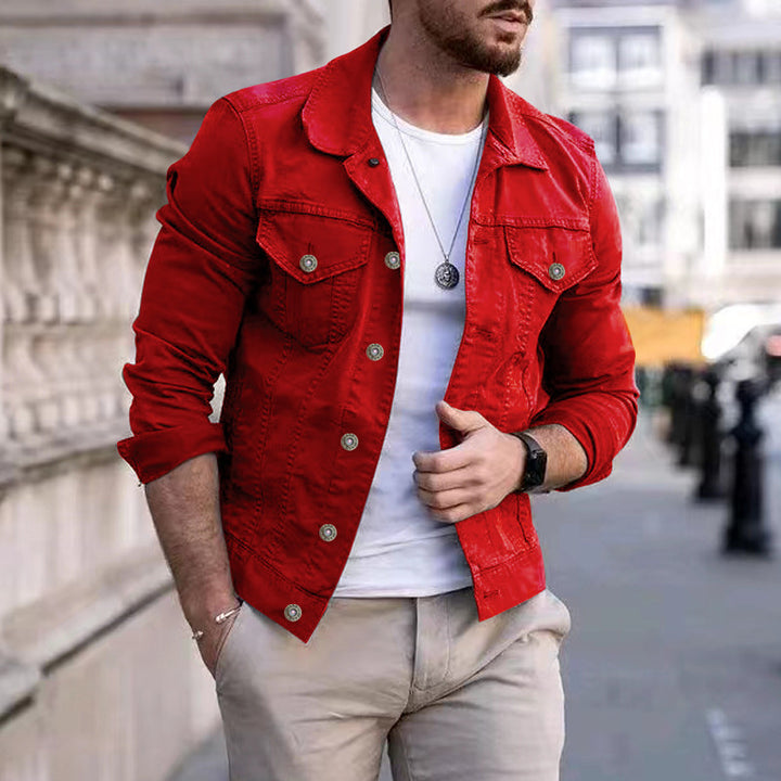 Men's Jeans Jacket Lisslune