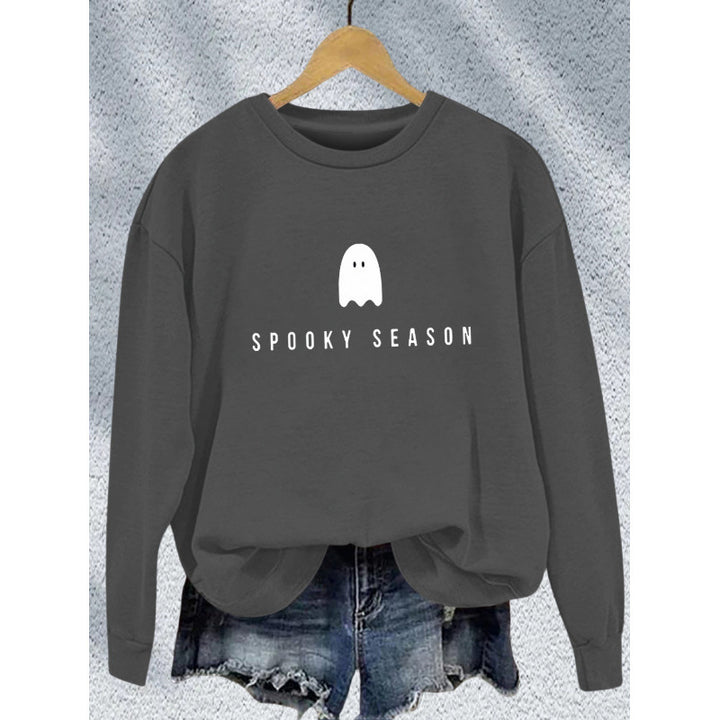 Women's sweatshirt with casual spooky design and soft inner fleece Lisslune