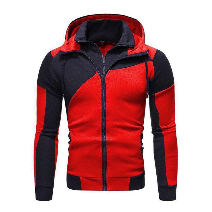 Men's Sporty Hoodie with Modern Color Contrasts Lisslune