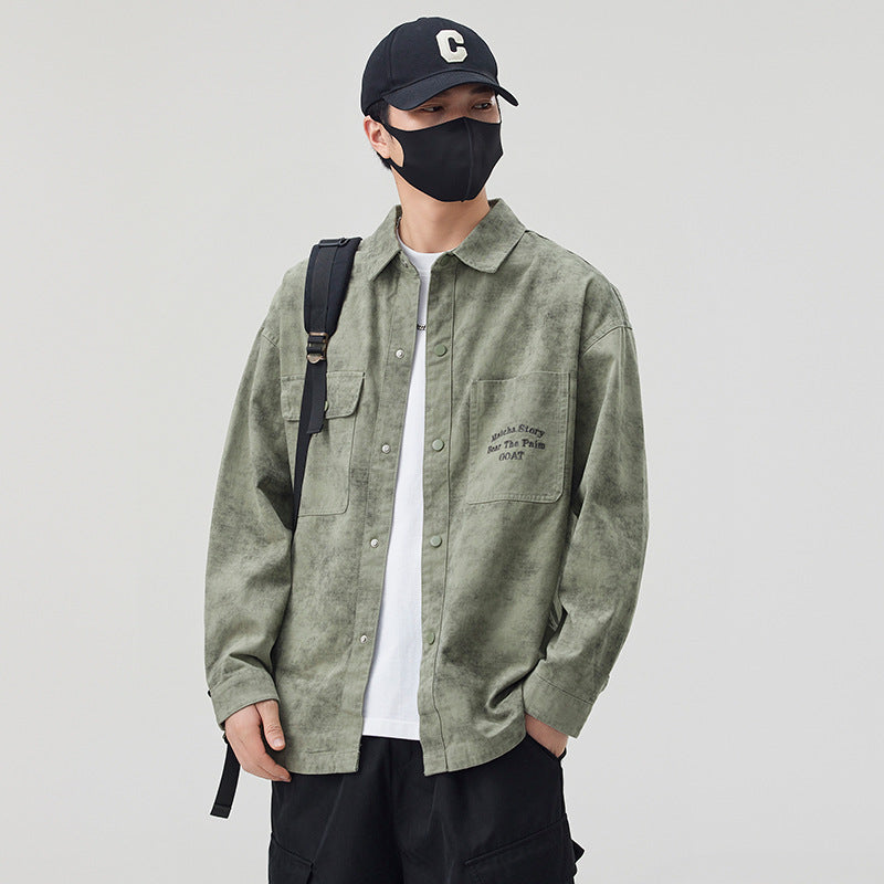 Men's Oversized Shirt Jacket Lisslune