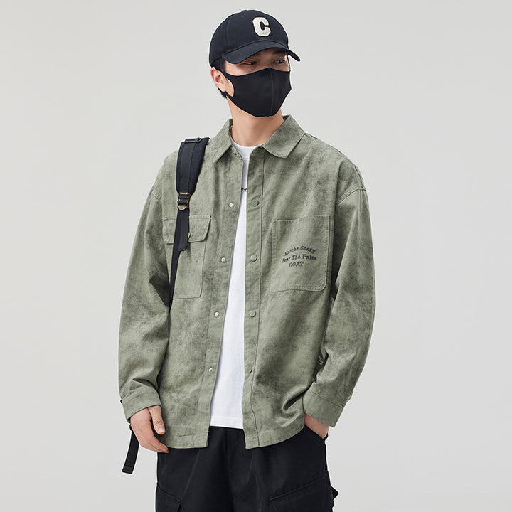 Men's Oversized Shirt Jacket Lisslune