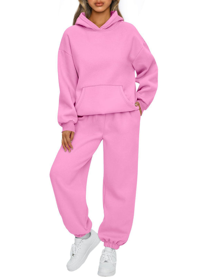 Women's Comfortable Hoodie Suit Made of Soft Sweat Fabric Lisslune